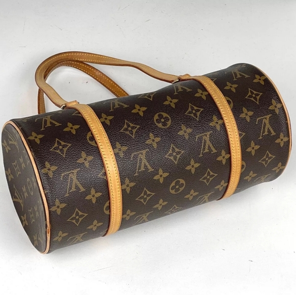 🎁Louis Vuitton Papillion 30 Monogram Canvas Cylindrical Barrel Bag - Picture 8 of 11
